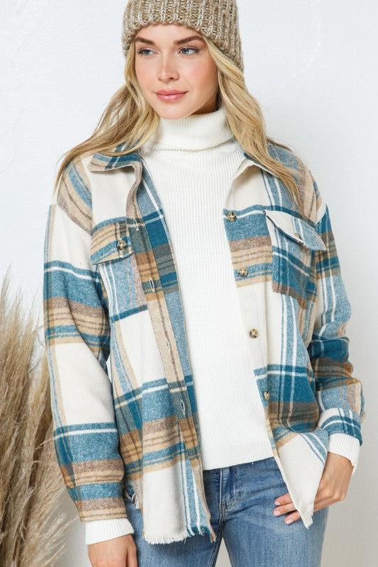 Plaid Shirt Jacket Shacket