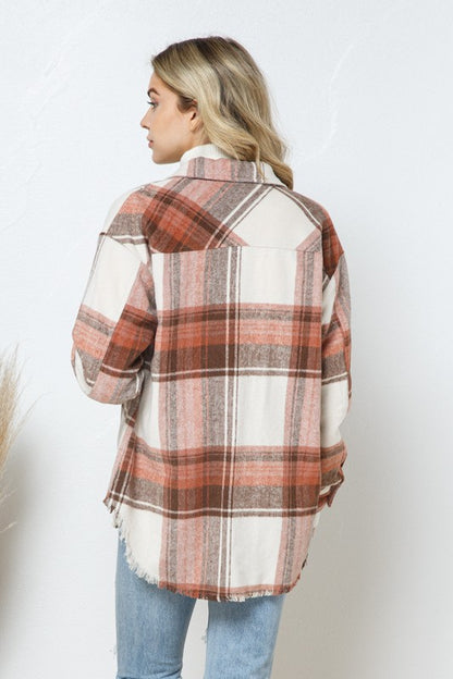 Plaid Shirt Jacket Shacket