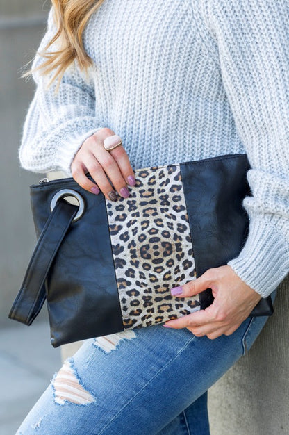 Leopard Dual Tone Clutch