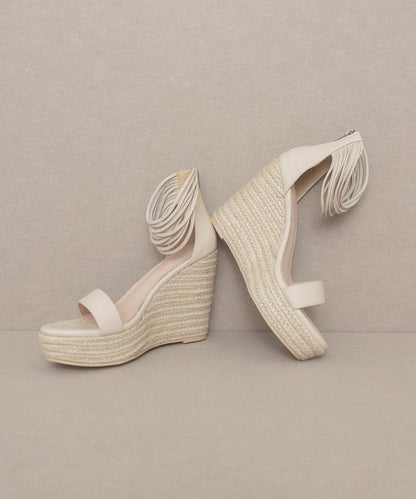 Rosalie Layered Ankle Wedge