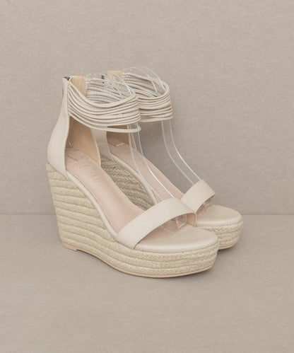 Rosalie Layered Ankle Wedge