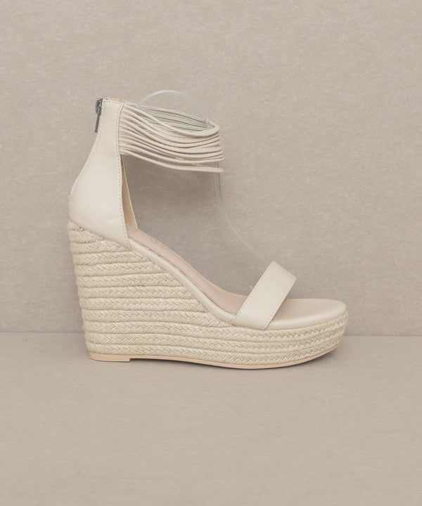 Rosalie Layered Ankle Wedge