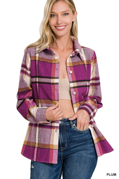 Yarn Dyed Plaid Shacket