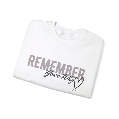 Remember Your Why Crewneck Sweatshirt