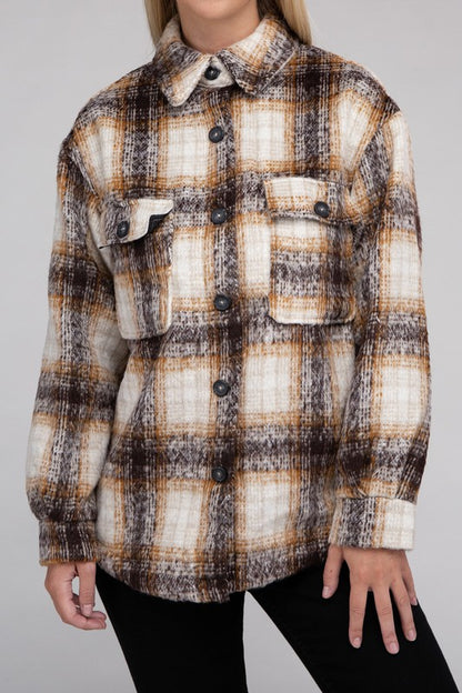 Women's Plaid Flannel Shacket