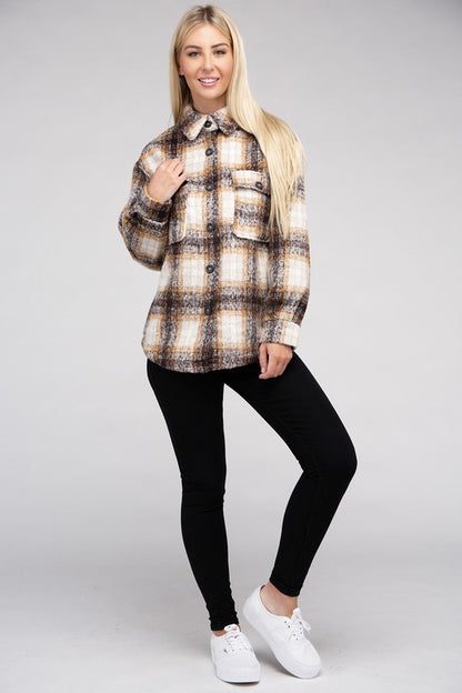 Women's Plaid Flannel Shacket