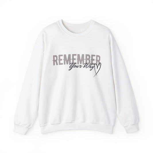 Remember Your Why Crewneck Sweatshirt