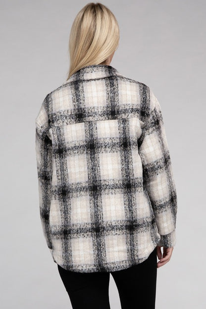 Women's Plaid Flannel Shacket