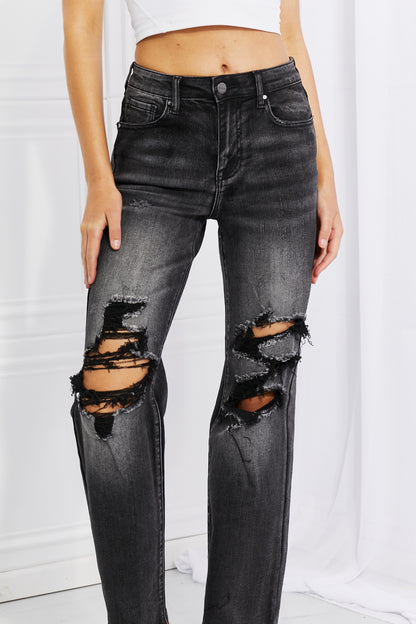 RISEN Lois Distressed Loose Fit Jeans