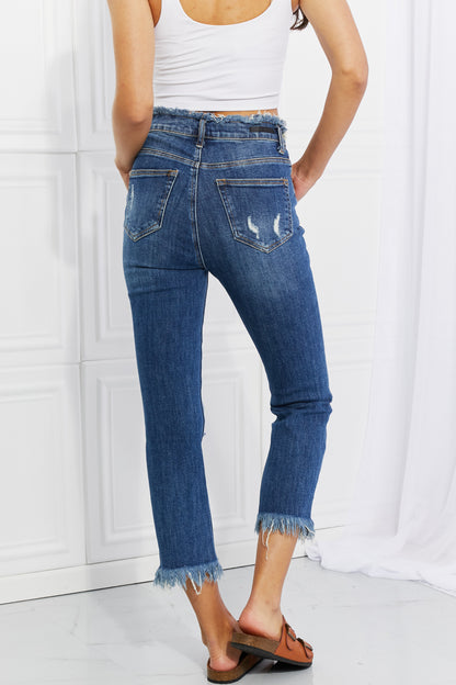 RISEN Undone Chic Straight Leg Jeans