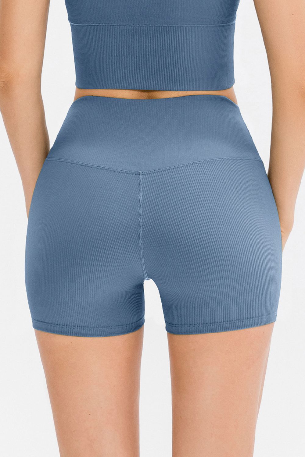 Wide Waistband Sports Shorts with Pockets