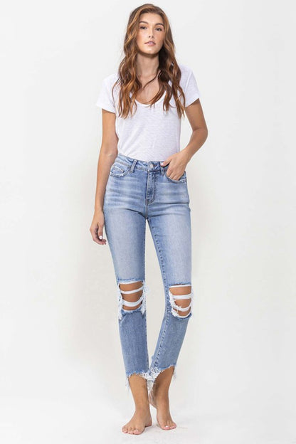 Lovervet Courtney Super High Rise Kick Flare Jeans